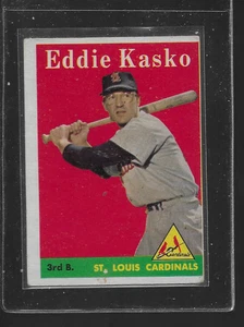 1958 TOPPS BASEBALL # 8 EDDIE KASKO NICE CARD - Bild 1 von 2