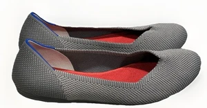 Neu ohne Karton Rothy's The Flat Damen-Slipper anthrazitgrau rund geschnitten Größe 8 - Bild 1 von 7