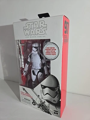 Star Wars The Black Series Primera Edición Primer Orden Stormtooper # 97 Caja Blanca Foto 1 de 4