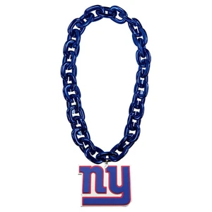 New Football New York Giants BLAU Fan Kette Halskette Schaumstoff - Bild 1 von 1