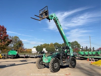 2016 JCB 507-42 42' 7,000 lbs Telescopic Reach Forklift Telehandler Aux bidadoo - Image 1 of 4