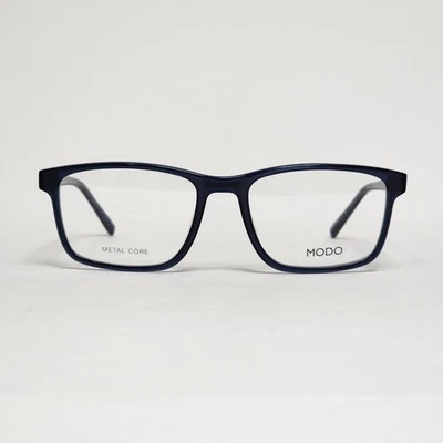 Gafas rectangulares hechas a mano para hombre MODO 6627 en cristal azul | 55 mm Foto 1 de 4