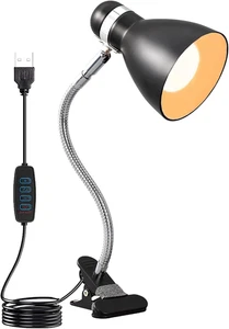 Metal Desk Lamps Clip on Lamp Clip on Light Portable Clamp on Reading Light,Eye- - Picture 1 of 12