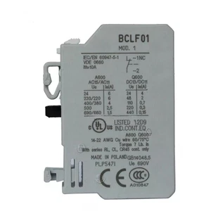 1PCS For BCLF01 Auxiliary Contact contactor 1NC 60947-5-1 - Picture 1 of 4