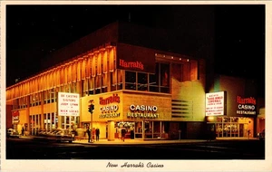 Reno Nevada HARRAH'S CLUB Casino neuer Plüsch-Zusatz Chrom Postkarte D726 - Bild 1 von 2