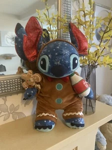 Christmas Stitch Build A Bear Disney Aloha Snowflakes 15” Plush Soft Toy - Picture 1 of 12