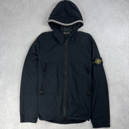 Stone Island Skin Touch Nylon TC Giacca Cappotto Navy Piccolo 3484