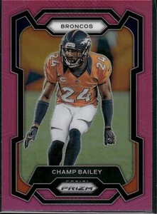 2023 Panini Prizm Champ Bailey Pink Prizm #91 Denver Broncos - Picture 1 of 2