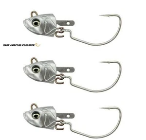 Savage Minnow Head Leaded JIGHEADS WL Rubber Jig Fishing Hooks Silicone - Picture 1 of 1