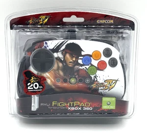 Ryu Street Fighter Fight Pad Controller Xbox 360 Mad Catz Rare NEW SEALED - Picture 1 of 8