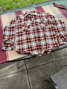 jim catfish hunter Long Sleeve Flannel. Medium, Vintage - Picture 1 of 9