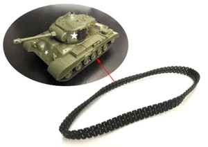Henglong RC Battle Tank 1/30 US M26 PERSHING Plastic Crawler Belt Tracks 3 Pairs - Picture 1 of 5