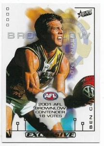 2002 Exclusive SPX Brownlow Contender Box Card (BC9) Ben COUSINS West Coast. + - Picture 1 of 1