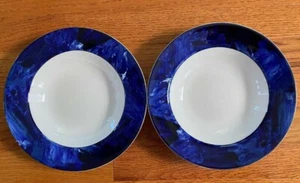 Victoria & Beale Casual Set of 2 AURORA #9018 Salad Soup Pasta Bowls Size 8 5/8" - Picture 1 of 5