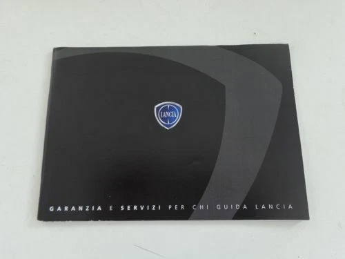 libretto garanzia SERVICE E MANUTENZIONE auto LANCIA  - Immagine 1 di 1