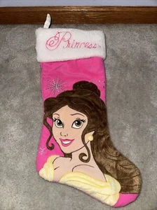 Disney Belle Beauty & the Beast Christmas Holiday Stocking - Picture 1 of 4
