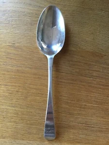 ANTIKER IRISCHER MASSIV SILBER TISCHLÖFFEL ALTES ENGLISCHES MUSTER DUBLIN 1775 - Bild 1 von 4