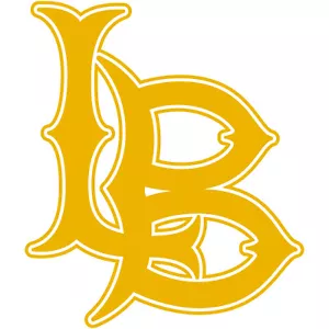 Adesivo decalcomania vinile logo Long Beach LBC 8" State University City College #2 - Foto 1 di 26