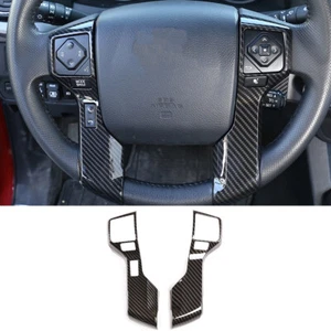 Decoración de volante con patrón de fibra de carbono ABS para Toyota Tacoma 2016-2020 - Imagen 1 de 8