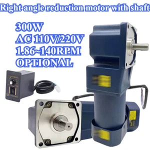 New 90° Output Reduction Motor +Shaft Right Angle Variable Speed Controller 300W - Picture 1 of 12