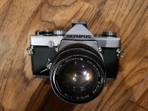 OLYMPUS OM-1N SLR Camera w/ G.Zuiko Auto-S 50mm F1.8 Lens From JAPAN #270 - Picture 1 of 12