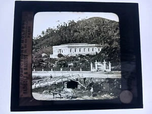 BRESIL RIO DE JANEIRO TIJUCA MAISON DE PLANTEUR PHOTO PLAQUE DE VERRE MOLTENI - Picture 1 of 2