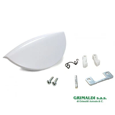 KIT MANIGLIA APERTURA SPORTELLO OBLÒ CANDY HOOVER ZEROWATT 49001136 91942583