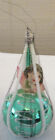 Vintage Wire Wrapped Balloon with Diecut Angel Glass Christmas Ornament