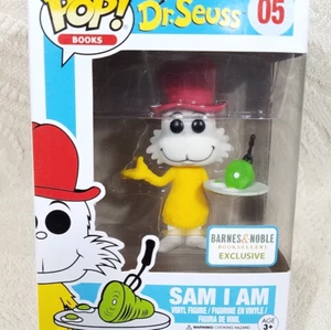 Funko Pop! FIGURA DE VINILO DR. SEUSS SAM I AM (FLOCADO) BARNES & NOBLE EXCL NUEVA EN CAJA NBO - Imagen 1 de 16