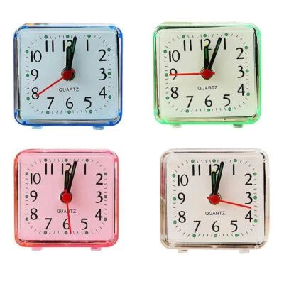 Moderne Mini Quarz Uhr Reise Wecker Schlafzimmer Home Uhr Farbe 4 Tisch йδ  Q4L8 - Bild 1 von 4