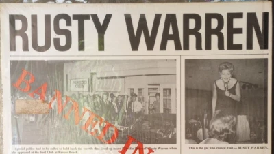 RUSTY WARREN Banned In Boston LP 1963 Jubilee Records Stand Up Comedy Vinyl Foto 1 de 4