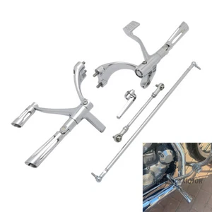 For Harley Sportster XL 883 1200 2004-2013 Foot Pegs Forward Control Kits Chrome - Picture 1 of 5