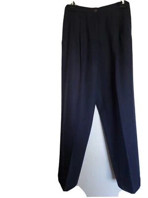 Simone Alexander For Patty Woodard Navy Wool Pants Size 2 Vintage  - Image 1 of 2
