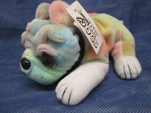Long Beach Ice Dogs Hockey Team Maskottchen Spitze #2, Plüschtier mit Etikett Stofftier Bulldogge Spielzeug - Bild 1 von 7