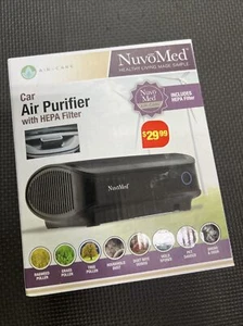 NuvoMed Car Air Purifier HEPA Filter Portable Pet Dander Pollen Dust COMBINESHIP - Picture 1 of 5