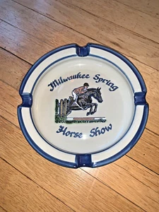 Louisville Stoneware Milwaukee Spring Horse Show Ashtray - Picture 1 of 4