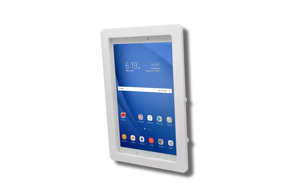 Samsung Galaxy TAB A E A7 A8 S6 9.6 9.7 10.1 10.5 11 12.4 Acrylic Wall Mount Kit - Image 1 of 4