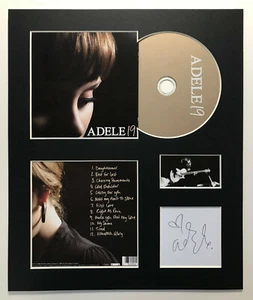 ADELE - Signed Autographed - 19 - Album Display - Picture 1 of 1