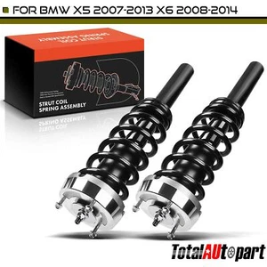 2x Complete Strut & Coil Spring Assembly for BMW X5 2007-2013 X6 2008-2014 Front - Picture 1 of 8