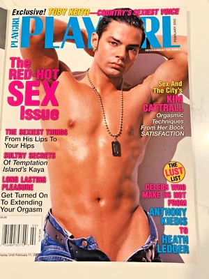 Playgirl February  2003 Cover Man Billy Toby Keith Interview - Image 1 of 4