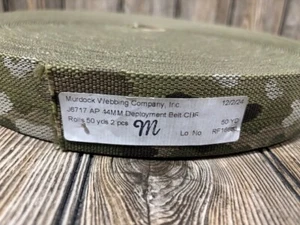1,75 pulgadas Murdock Webbing Company Inc correas militares camuflaje 50 yardas - Imagen 1 de 3