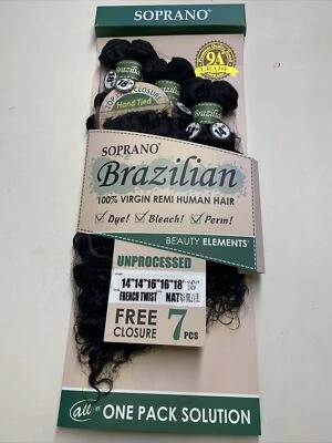 SOPRANO BRASILEÑA 14",16",18" + CIERRE GIRO FRANCÉS_#NATURAL Foto 1 de 4