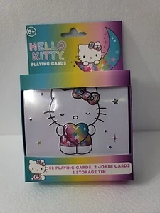 NEU IN BOX SANRIO HELLO KITTY SPIELDECK KARTEN IN SAMMLERDOSE AUFBEWAHRUNG - Bild 1 von 2