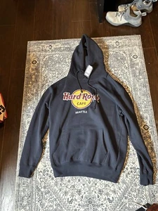 Hard Rock Cafe Seattle Hoodie - Extra Large XL Herren Classic Pullover Casino - Bild 1 von 5