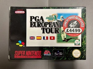 PGA European Tour Super Nintendo SNES PAL Game - Complete And Boxed - Picture 1 of 4
