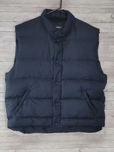 Cabela's Premier Northern Goose Down Puffer Vest 550 Weight  XL Navy Blue EUC  - Picture 1 of 13