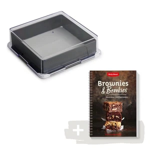 BETTY BOSSI Brownies & Brookies, Buch + Backform Brownies - Kombi Keramik - Bild 1 von 5