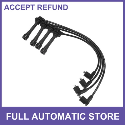 Cable de bobina de encendido de 4 piezas de bujía n.º 0K30F18140 para Kia Rio 2001-2005 Foto 1 de 4