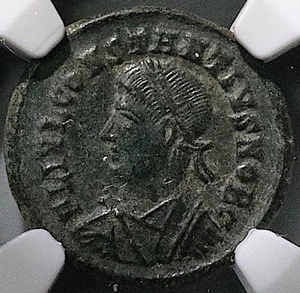 325  NGC XF Constantius II AE3 Nummus Roman Emp Campgate Heraclea (25082403C) - Picture 1 of 6