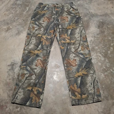 Pelele Camuflaje Carharrt B158 CMO Hombres 36x34 Realtree Caza Exterior Foto 1 de 4